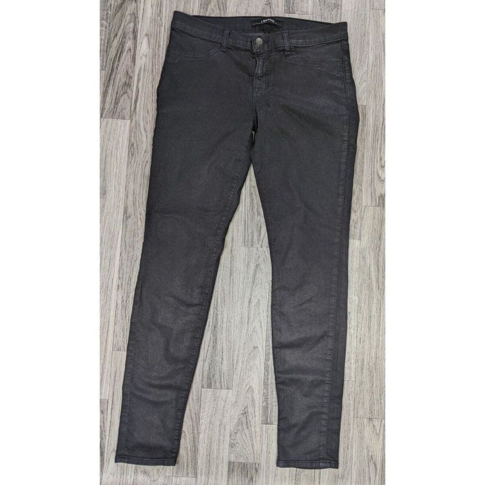 J Brand Womens Size 0‎ Super Skinny Black Denim Jeans